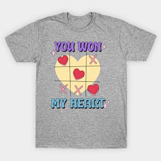 You won my heart, valentine gift T-Shirt